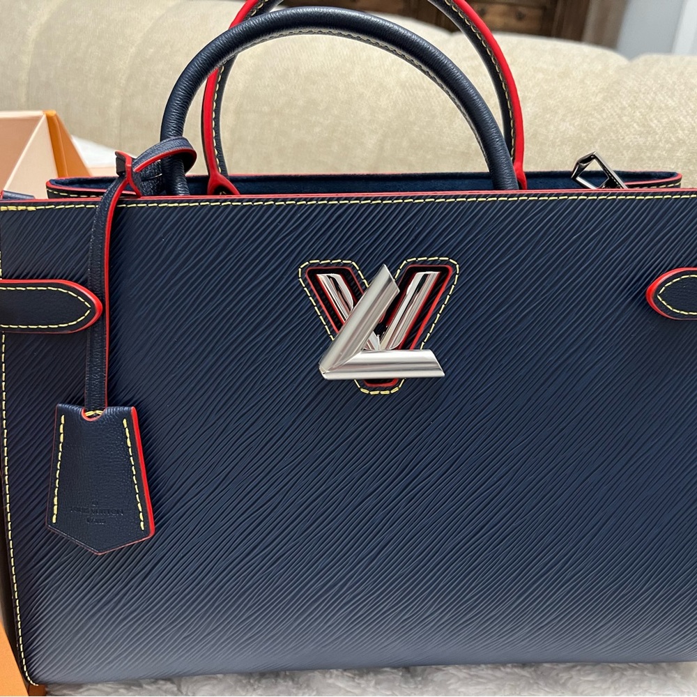 Louis Vuitton Epi Twist Tote Indigo